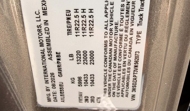 2027 INTERNATIONAL LT625 6X4 VN562073 full